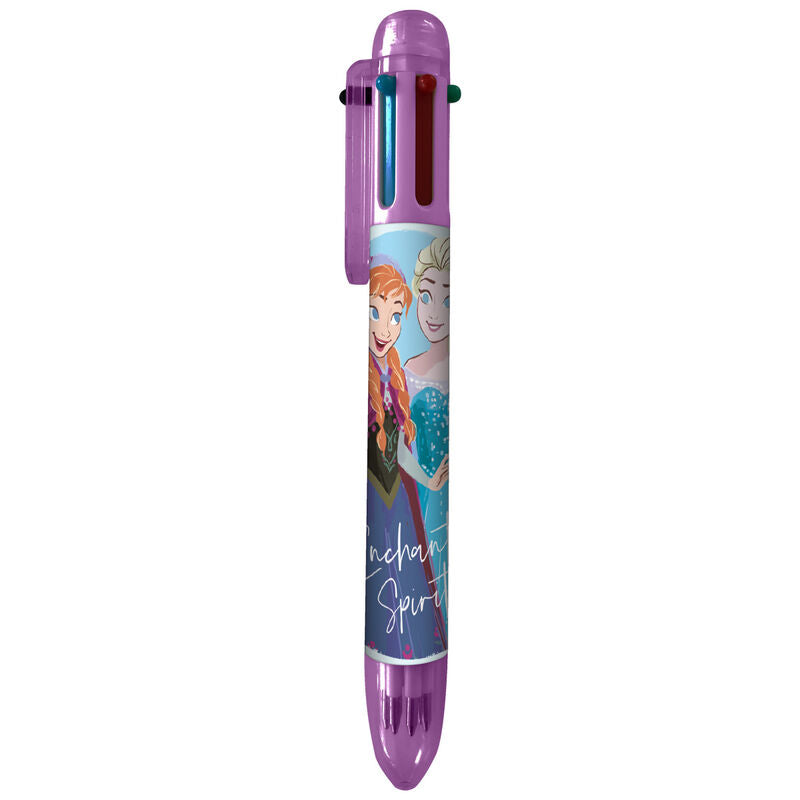 Bolígrafo de seis colores Frozen II Disney con Anna y Elsa - 2