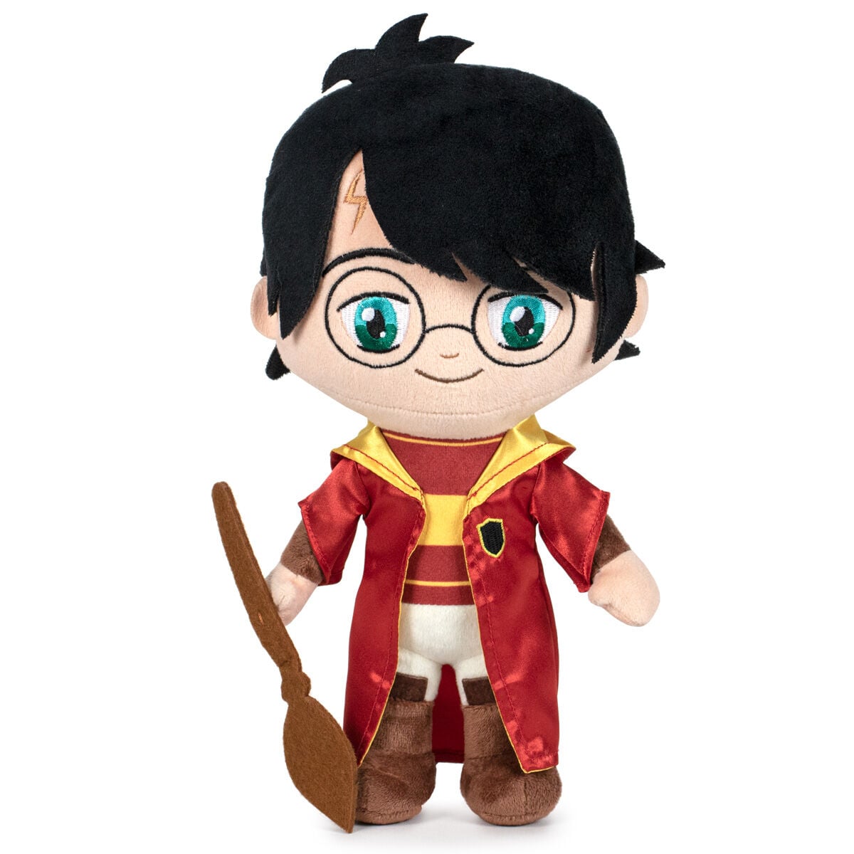 Peluche de Harry Potter de 29 cm con túnica roja y varita
