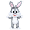 Peluche Bugs Bunny Baby de Looney Tunes en gris y blanco