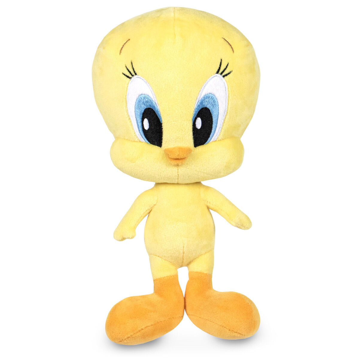 Peluche de Piolín Baby de Looney Tunes amarillo con patas naranjas