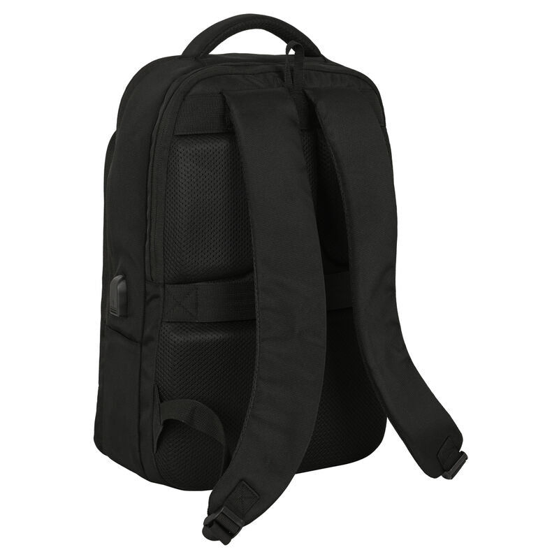 Mochila negra Real Madrid SAFTA de 44 cm - 6