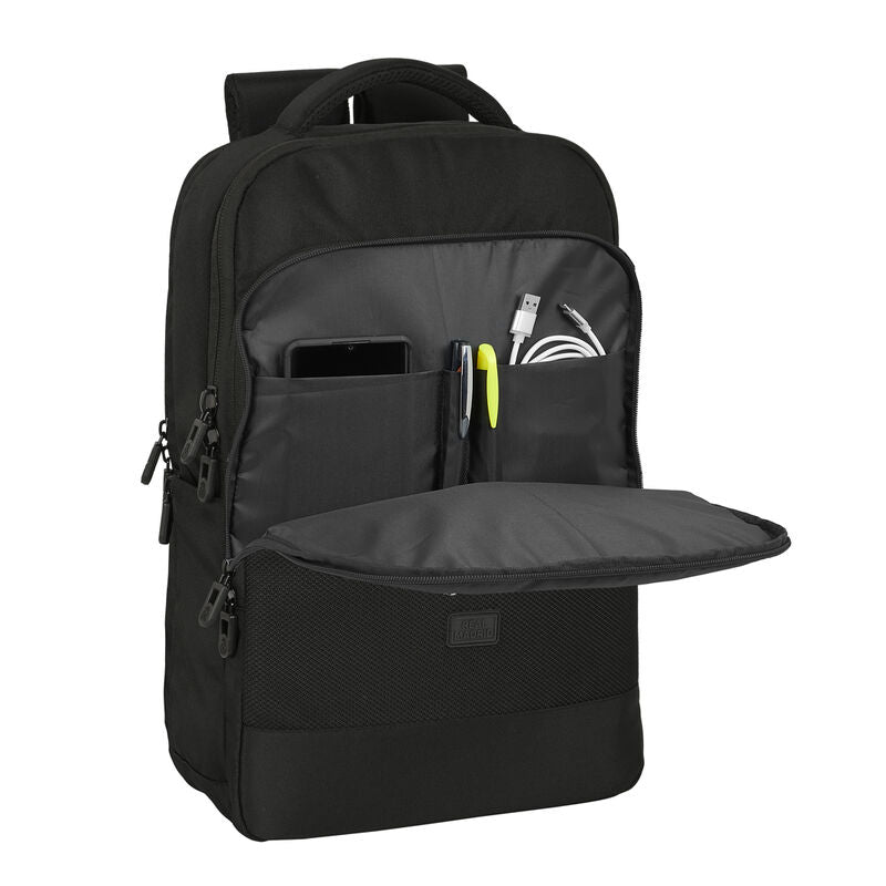 Mochila negra Real Madrid SAFTA de 44 cm - 3