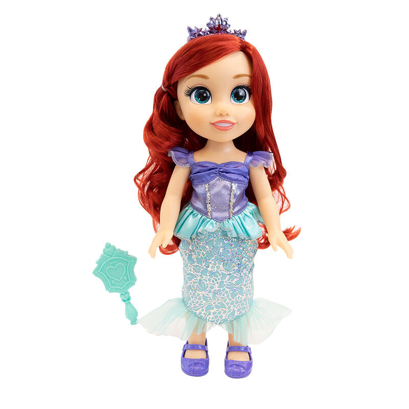 Muñeca Ariel de La Sirenita Disney de 38 cm con vestido morado y turquesa - 2