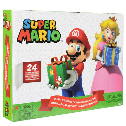 Calendario de adviento Super Mario Bros con Mario y Peach