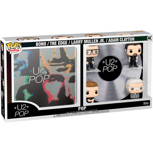 Funko POP! Albums Deluxe de U2 con cuatro figuras y disco plateado - 2