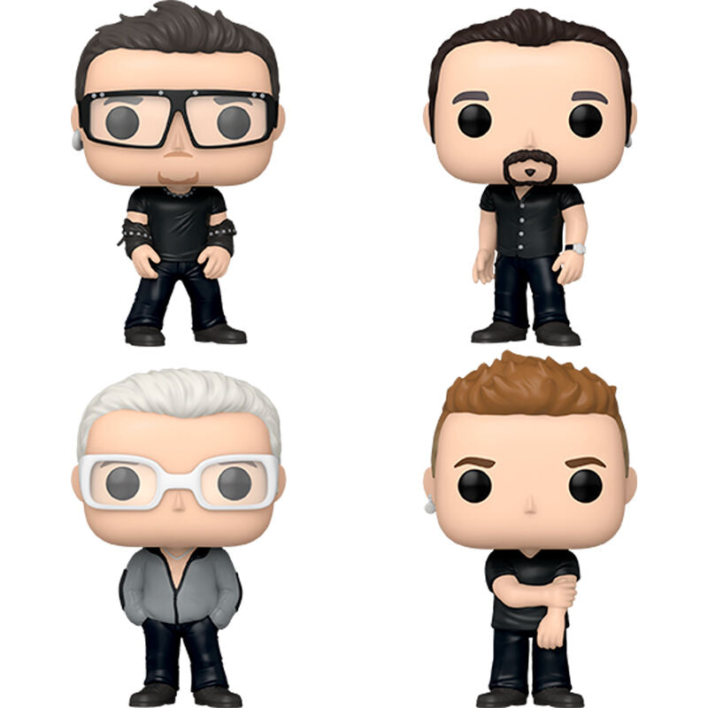 Funko POP! Albums Deluxe de U2 con cuatro figuras y disco plateado - 3