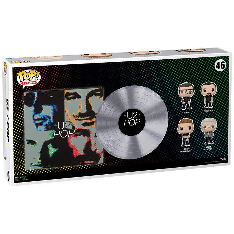 Funko POP! Albums Deluxe de U2 con cuatro figuras y disco plateado - 4