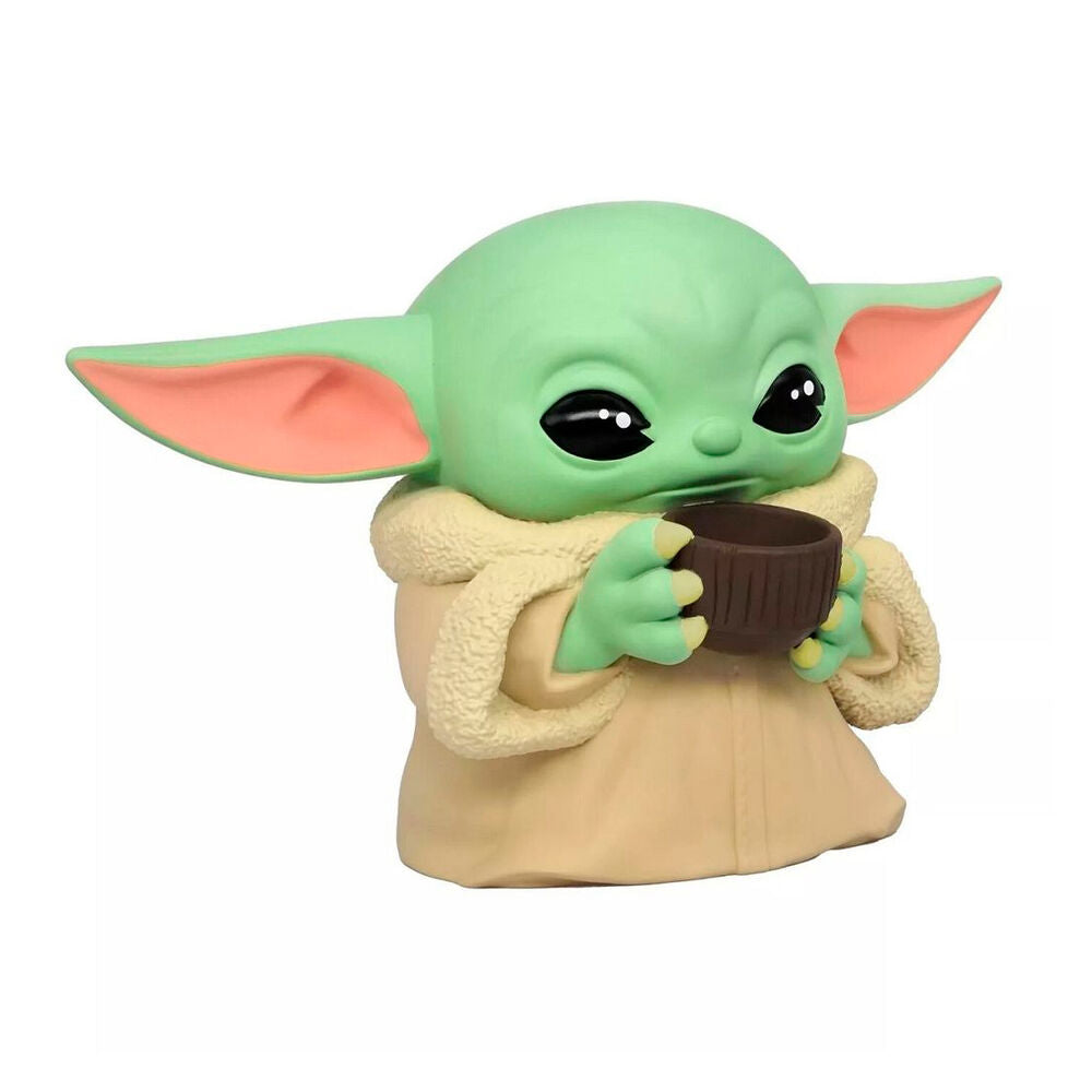 Hucha de Grogu The Child de The Mandalorian sosteniendo una taza - 4