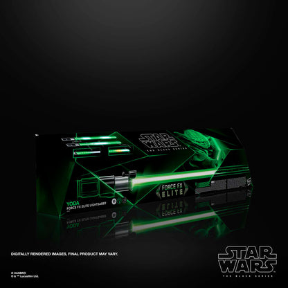 Réplica del sable de luz verde de Yoda Force FX Elite Star Wars - 12