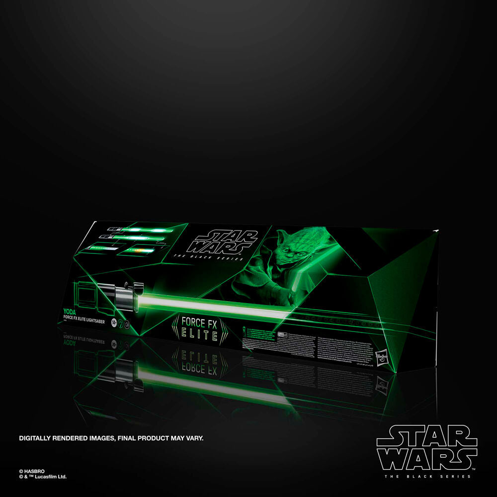 Réplica del sable de luz verde de Yoda Force FX Elite Star Wars - 14