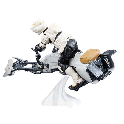 Figura Star Wars de Scout Trooper y Grogu con Speeder Bike - 3