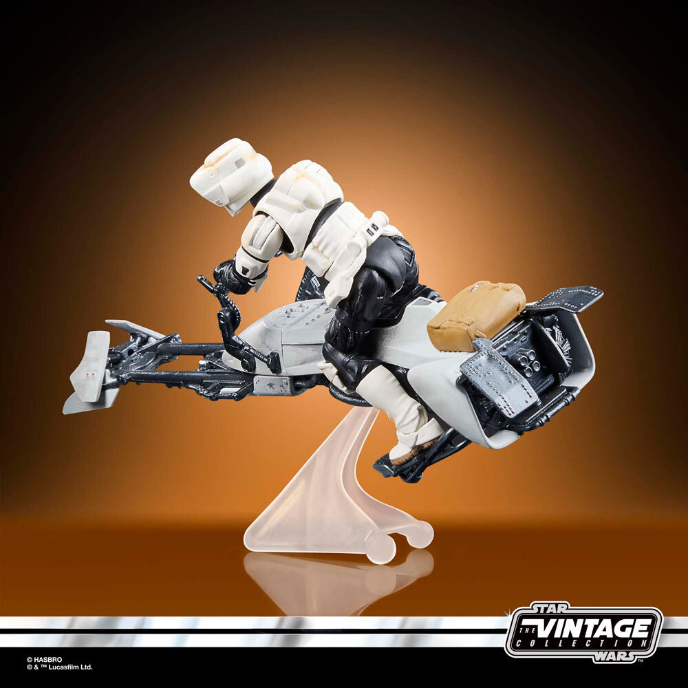 Figura Star Wars de Scout Trooper y Grogu con Speeder Bike - 13