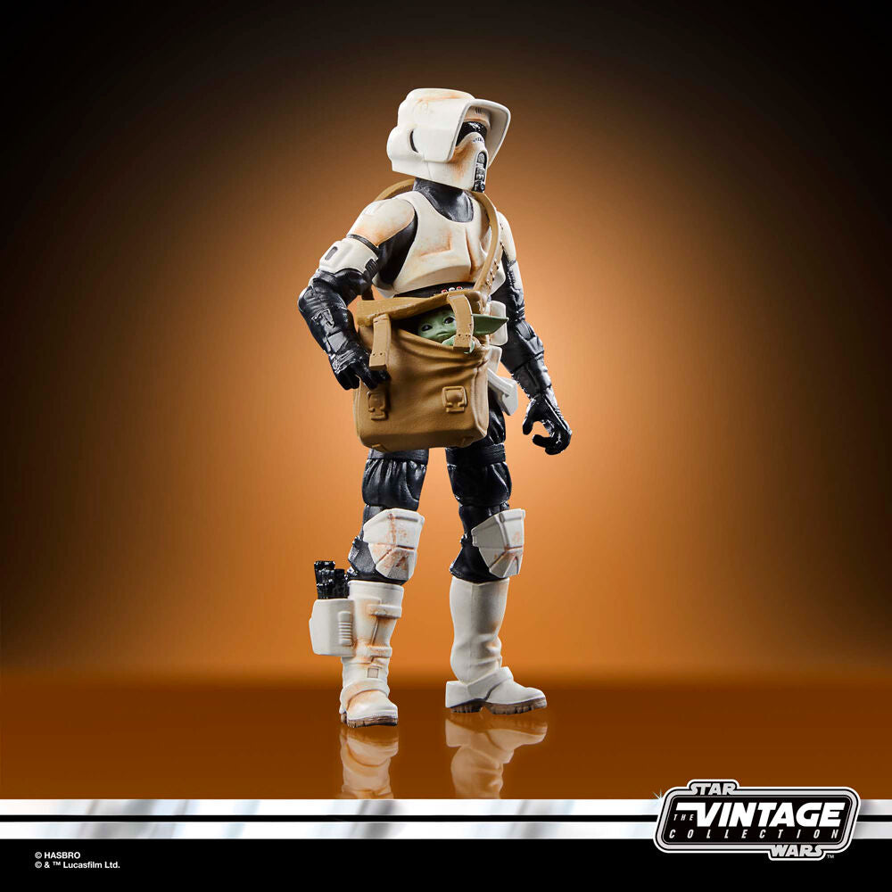Figura Star Wars de Scout Trooper y Grogu con Speeder Bike - 16