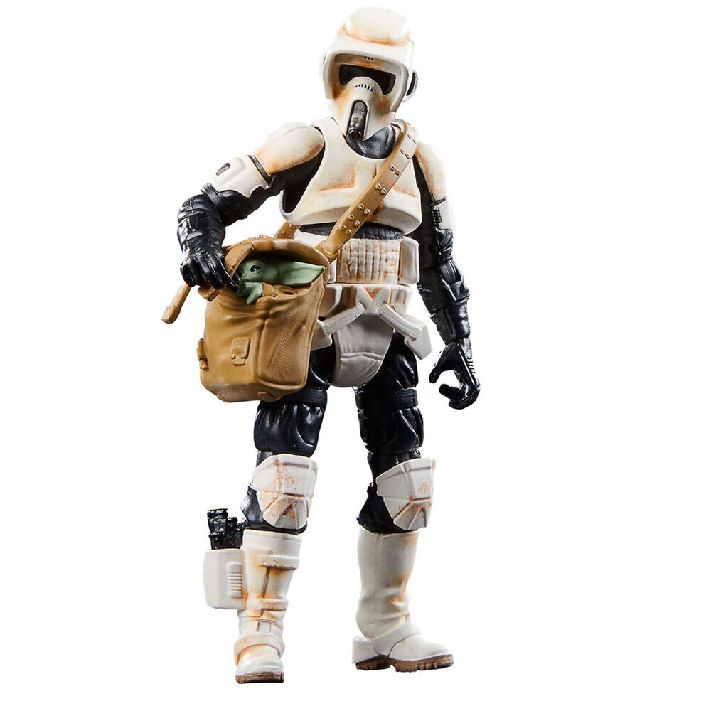 Figura Star Wars de Scout Trooper y Grogu con Speeder Bike - 5