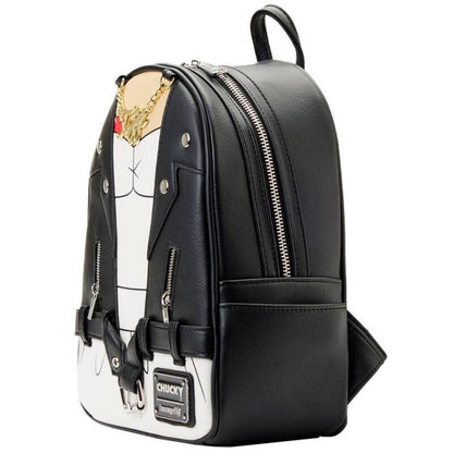 Mochila Loungefly Tiffany Chucky con diseño de chaqueta negra - 2