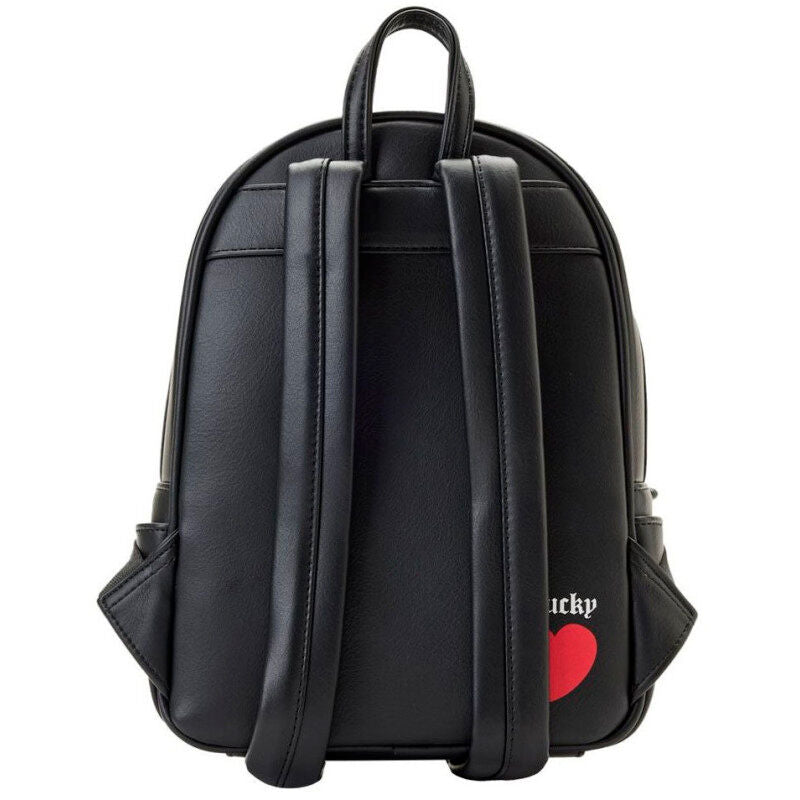 Mochila Loungefly Tiffany Chucky con diseño de chaqueta negra - 3