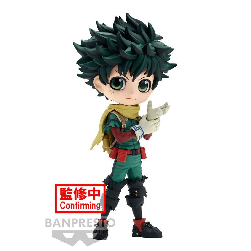 Figura Q Posket de Izuku Midoriya con atuendo de héroe - 2