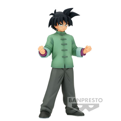 Figura de Son Goten de Dragon Ball Super Super Hero con chaqueta verde
