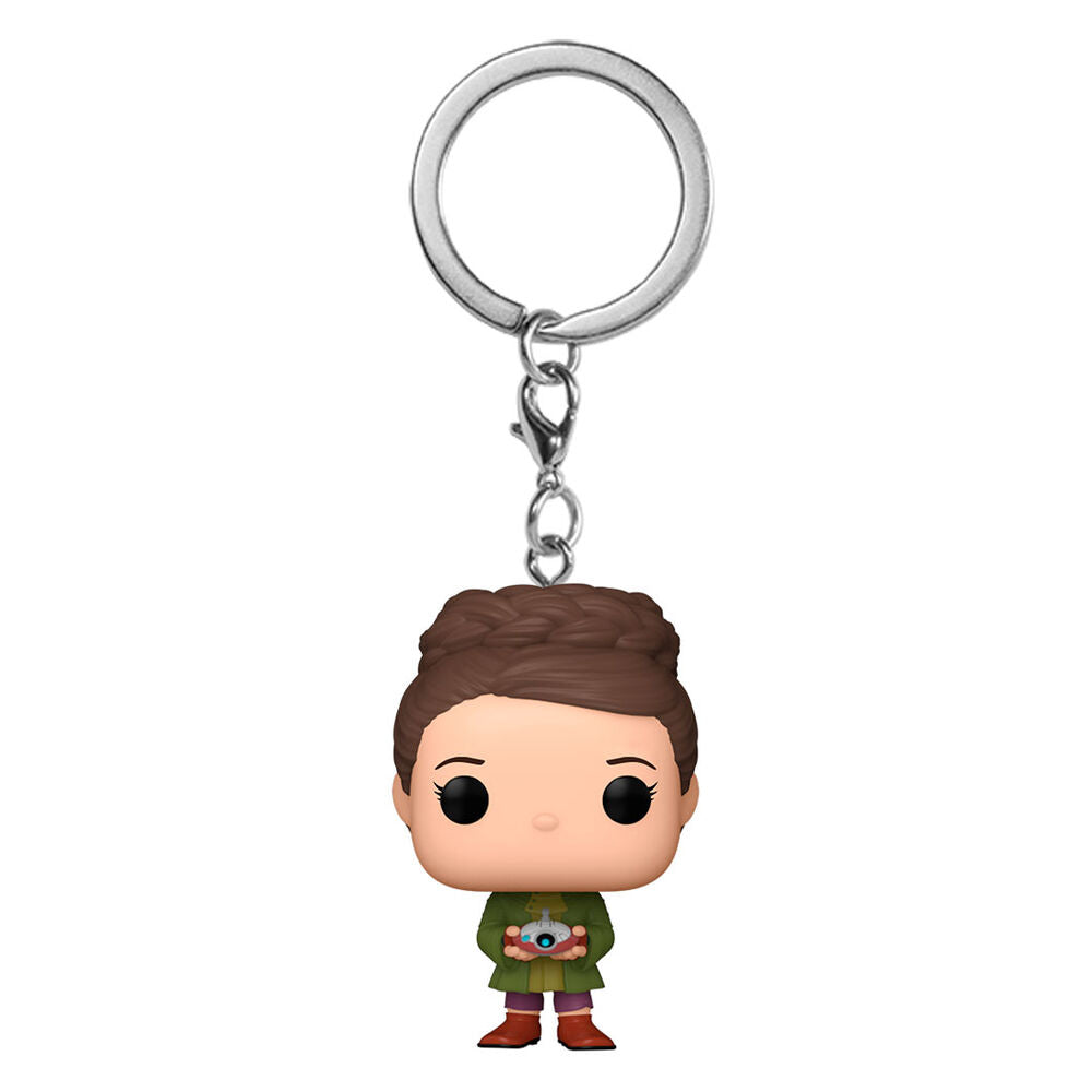 Llavero Funko Pocket Pop de Young Leia Organa con Lola - 2