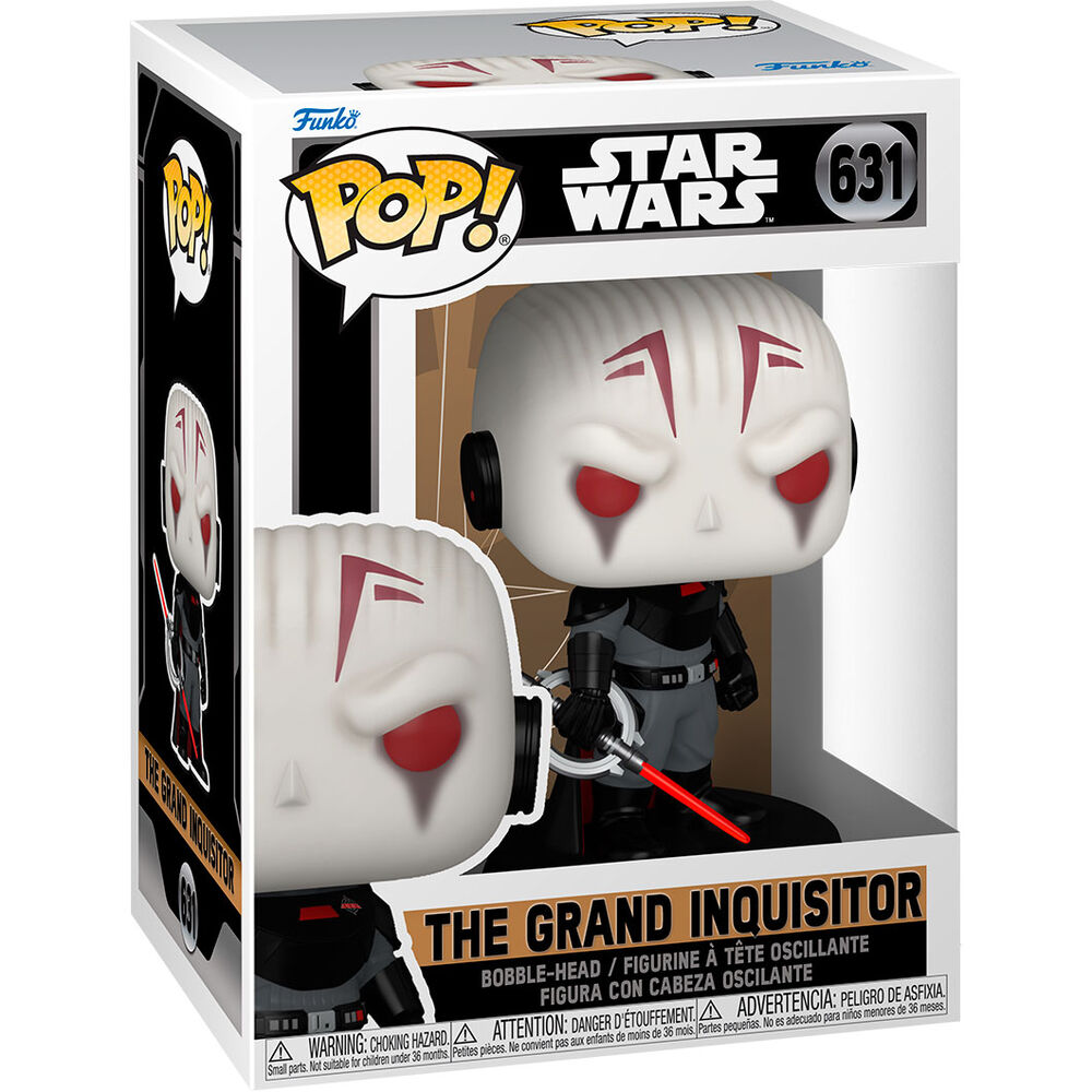Figura Funko POP! del Grand Inquisitor de Star Wars con sable de luz rojo - 2