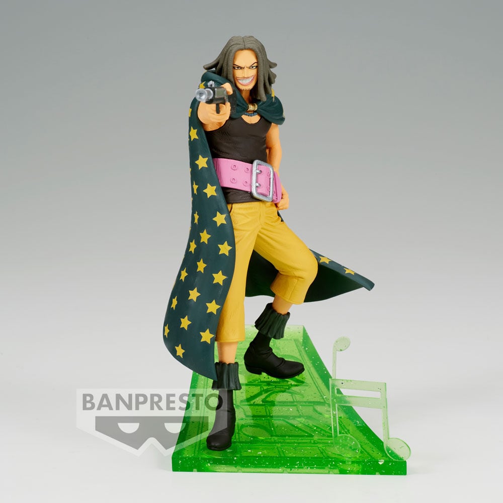 Figura de Yassopp de One Piece Film Red con rifle y capa de estrellas - 3