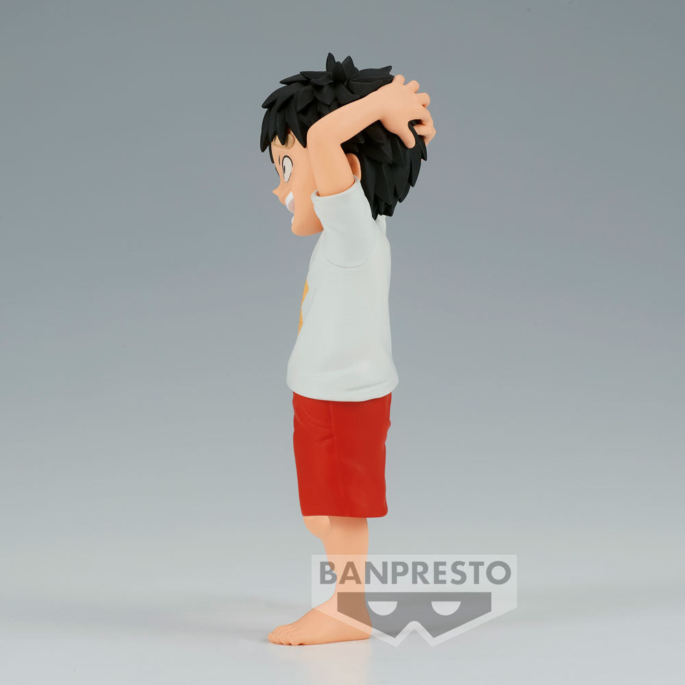 Figura infantil de Monkey D. Luffy con camiseta blanca y pantalón rojo - 3
