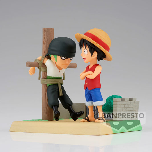 Figura Banpresto de Luffy y Zoro de One Piece Log Stories - 2