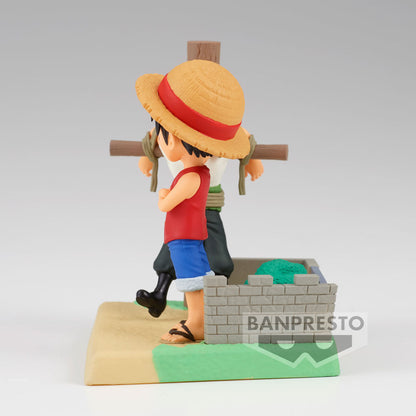 Figura Banpresto de Luffy y Zoro de One Piece Log Stories - 4