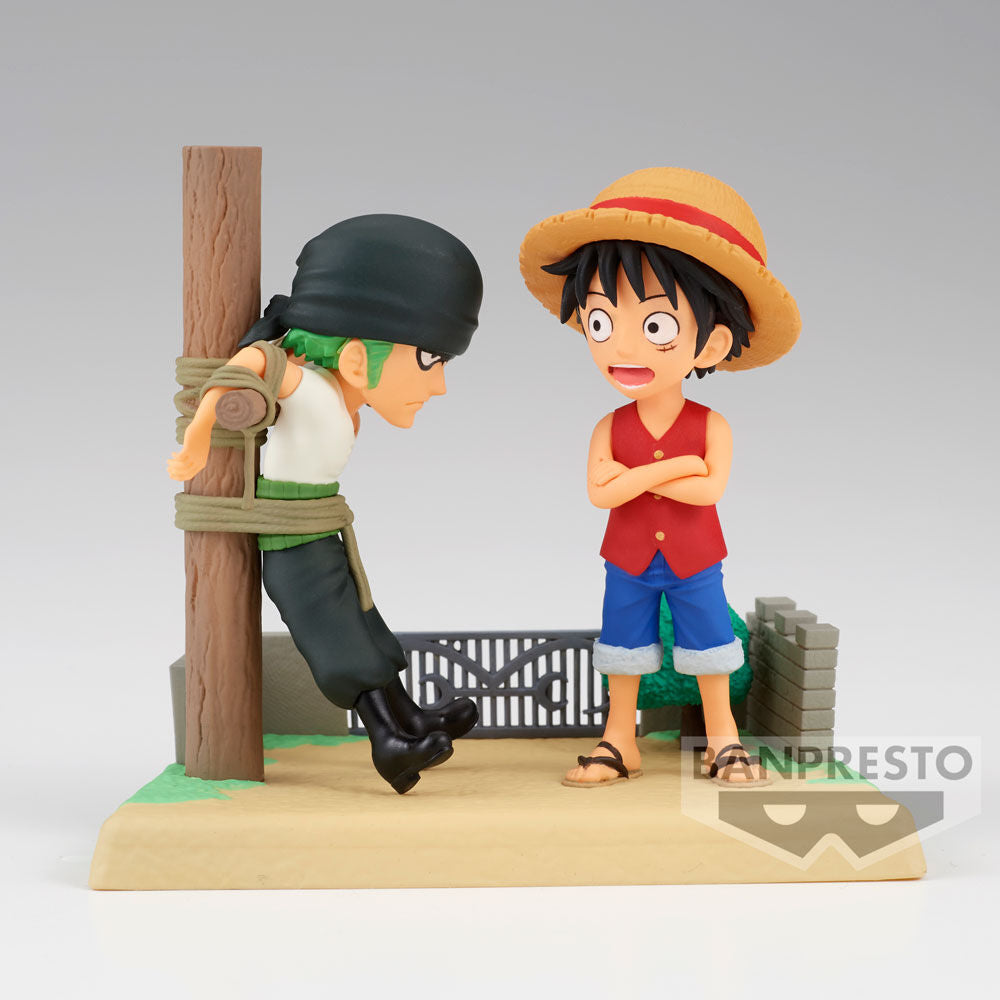 Figura Banpresto de Luffy y Zoro de One Piece Log Stories - 6