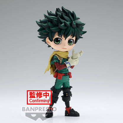 Figura Q Posket de Izuku Midoriya con atuendo de héroe - 3
