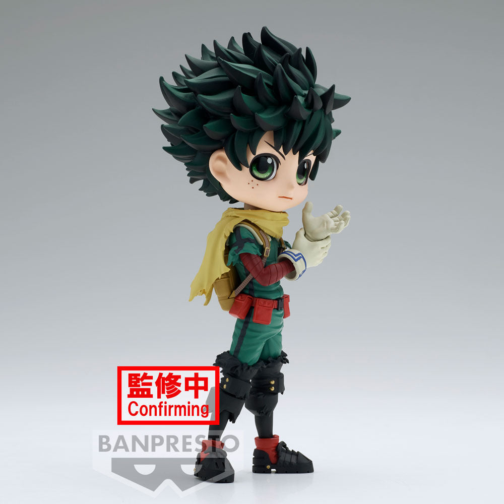 Figura Q Posket de Izuku Midoriya con atuendo de héroe - 4