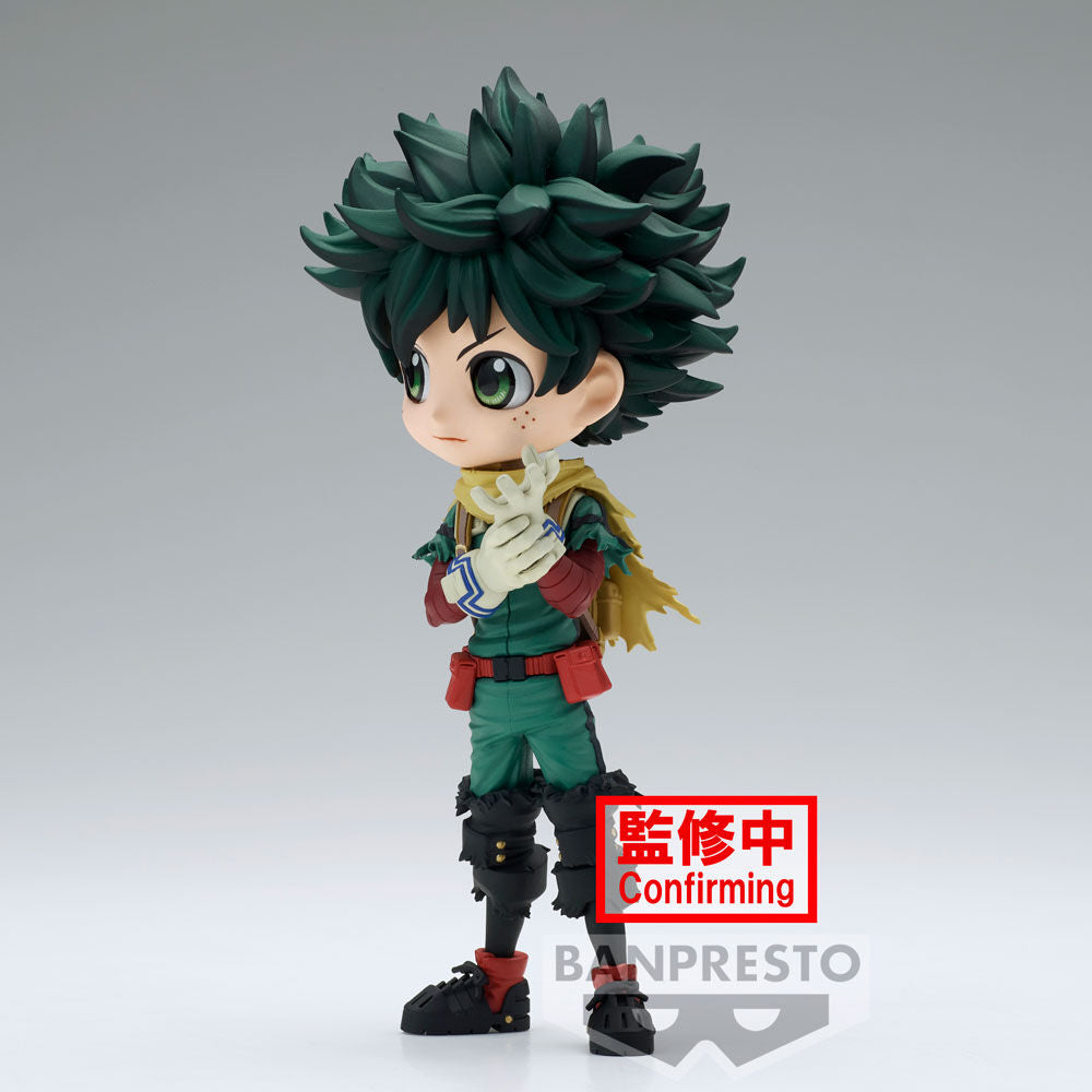 Figura Q Posket de Izuku Midoriya con atuendo de héroe - 5