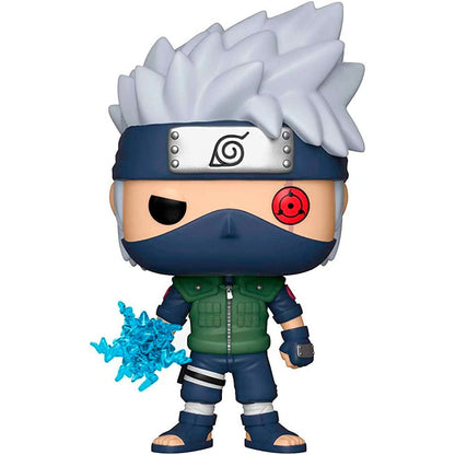 Figura FUNKO POP! de Kakashi con efecto Lightning Blade azul