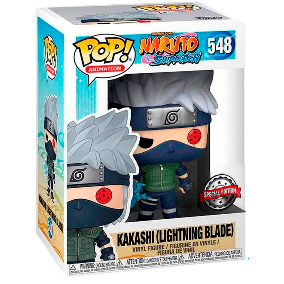 Figura FUNKO POP! de Kakashi con efecto Lightning Blade azul - 2