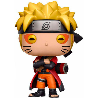 Figura Funko POP! de Naruto Sage Mode con capa roja y pergamino