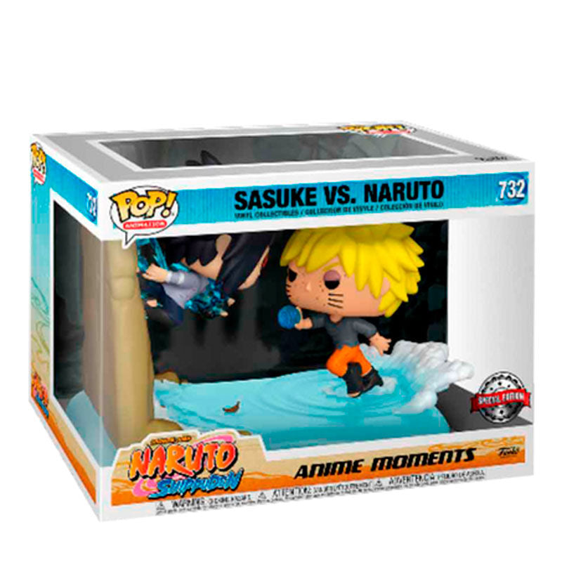 Figura Funko POP! de Naruto y Sasuke en escena de enfrentamiento - 2