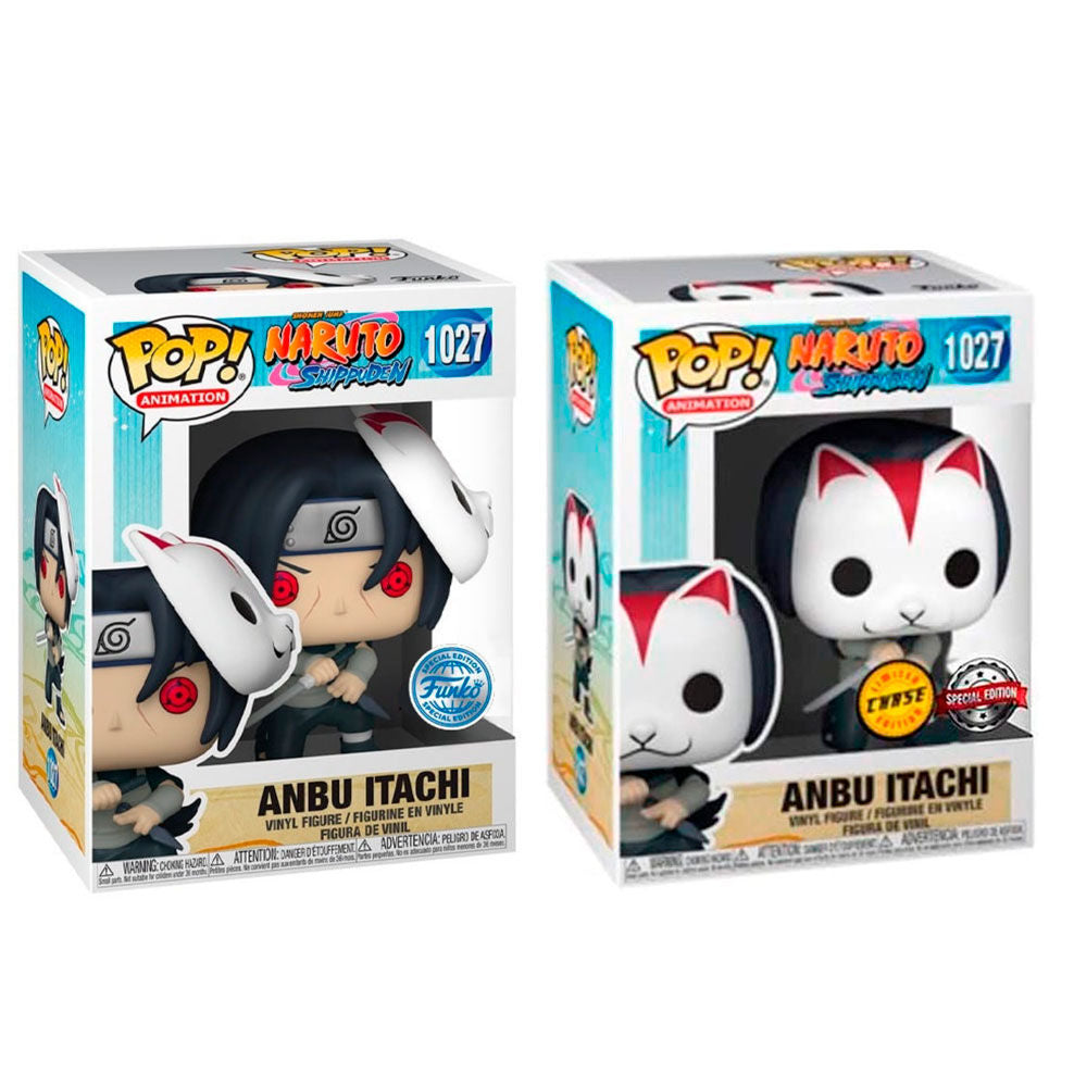 Funko POP! Anbu Itachi de Naruto Shippuden en caja con ventana