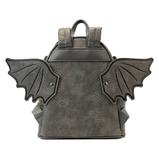 Mochila Loungefly de Desdentao gris con ojos amarillos - 5