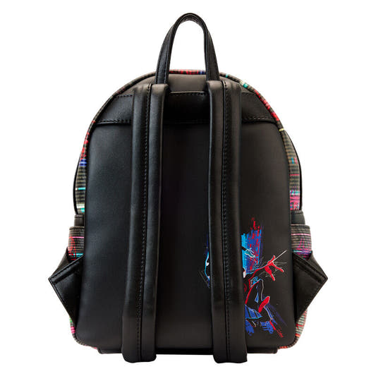 Mochila Loungefly de Spider-Man con aplique lenticular hexagonal - 5
