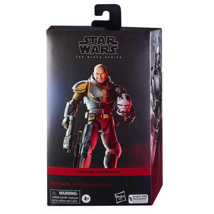 Figura articulada de Wrecker Mercenary Gear con armadura gris y negra - 2