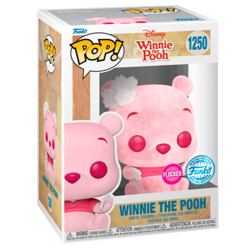 Figura Funko POP! Flocked de Winnie the Pooh Disney en caja