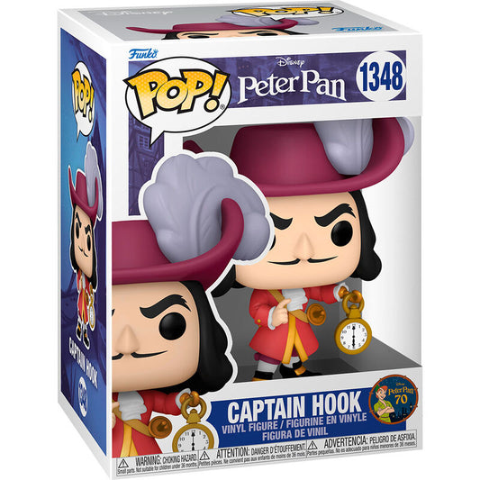 Figura Funko POP! de Captain Hook de Peter Pan con reloj