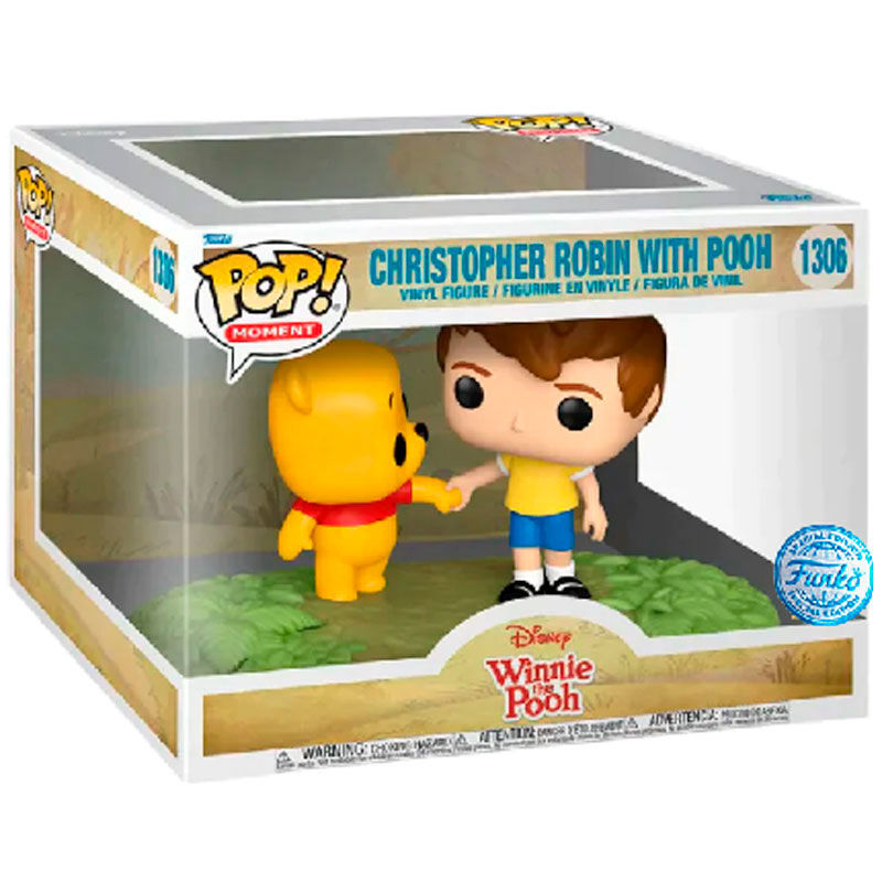 Figura FUNKO POP Moments de Winnie the Pooh y Christopher Robin dándose la mano - 2