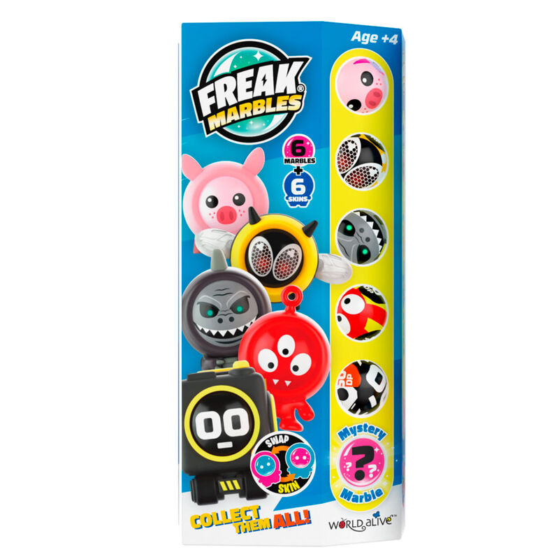 Set Freak Marbles con 6 canicas y 6 skins