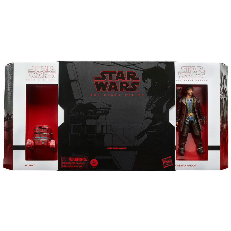 Figura Star Wars The Black Series de Cassian Andor y B2EMO en estuche
