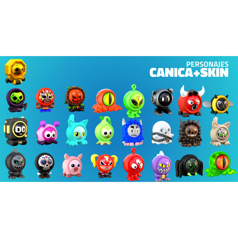 Bolsa sorpresa Freak Marbles con canicas y skins de personajes coloridos - 11