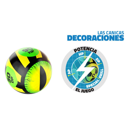 Set Freak Marbles con 6 canicas y 6 skins - 2