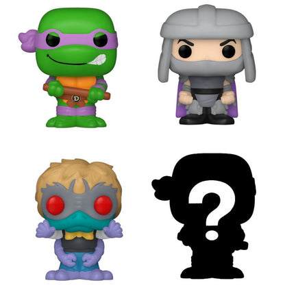 Pack Funko Bitty Pop! de Tortugas Ninja con Donatello, Shredder y Baxter Stockman - 2