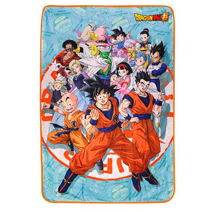 Manta Dragon Ball Super con Goku y otros personajes