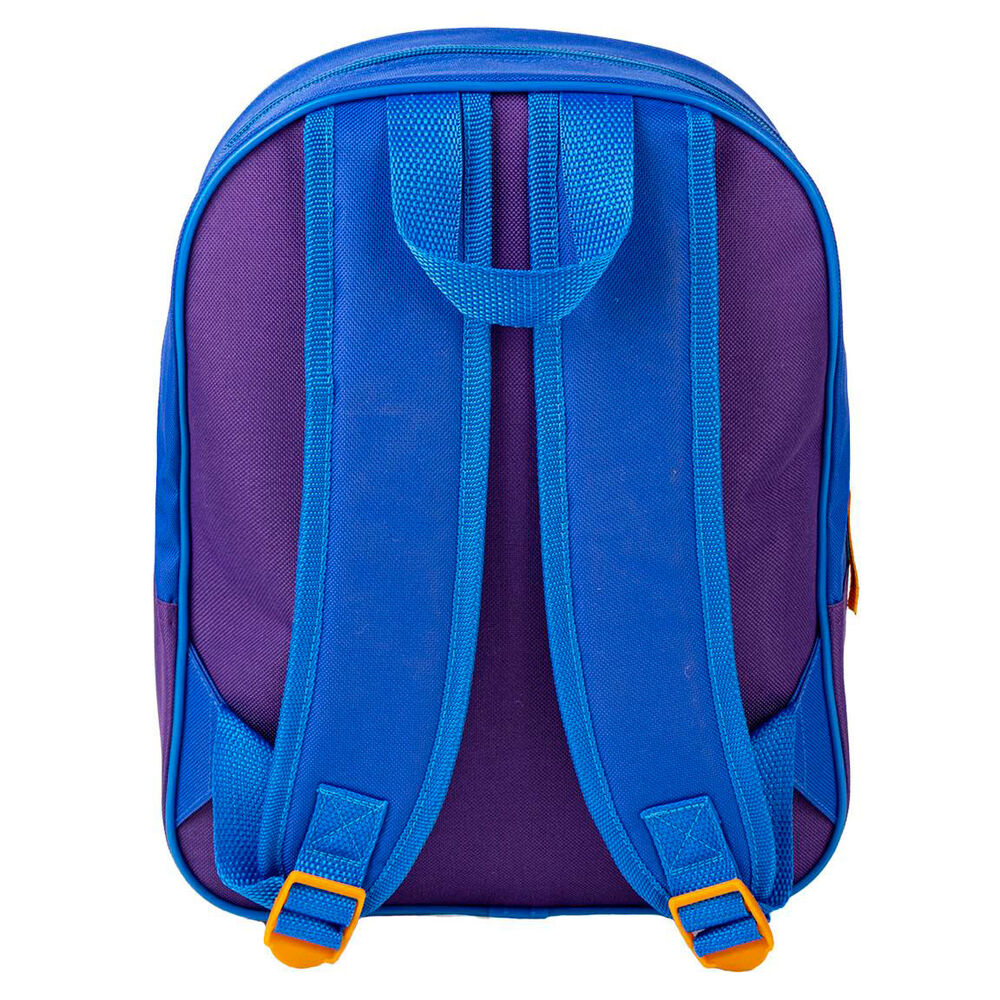 Mochila 3D de Sonic The Hedgehog en azul y naranja - 2